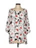 Valerie Stevens 100% Polyester White 3/4 Sleeve Blouse Size L - photo 1