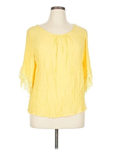 Unique Spectrum 3/4 Sleeve Blouse (view 1)