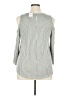 Queen Bees Gray 3/4 Sleeve Top Size 1X - photo 2