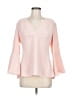Amanda Uprichard 100% Polyester Pink Long Sleeve Blouse Size M - photo 1
