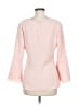Amanda Uprichard 100% Polyester Pink Long Sleeve Blouse Size M - photo 2