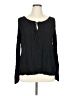 MPH Collection 100% Rayon Black Long Sleeve Blouse Size 1X - photo 1