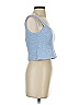 Zara Blue Sleeveless Top Size S - photo 4