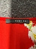 West Kei 100% Polyester Red 3/4 Sleeve Blouse Size M - photo 6