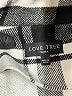 Love Tree 100% Polyester Plaid Gray White Jacket Size S - photo 6