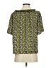 J.Crew 100% Polyester Green Short Sleeve Blouse Size S - photo 2