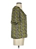 J.Crew 100% Polyester Green Short Sleeve Blouse Size S - photo 4