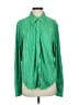 Good American 100% Polyester Green Long Sleeve Blouse Size 00 - 0 - photo 1