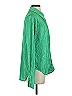 Good American 100% Polyester Green Long Sleeve Blouse Size 00 - 0 - photo 4