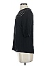 Milly Black Short Sleeve Silk Top Size 4 - photo 5