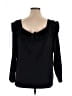 BEAUTIFUL Black Long Sleeve Blouse Size 2X - photo 2