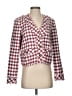 Ann Taylor Checkered-gingham Red Blazer Size 0 - photo 1
