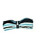 MICHAEL Michael Kors Blue Black Swimsuit Top Size L - photo 1
