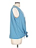 Unbranded Blue Sleeveless Blouse Size L - photo 4