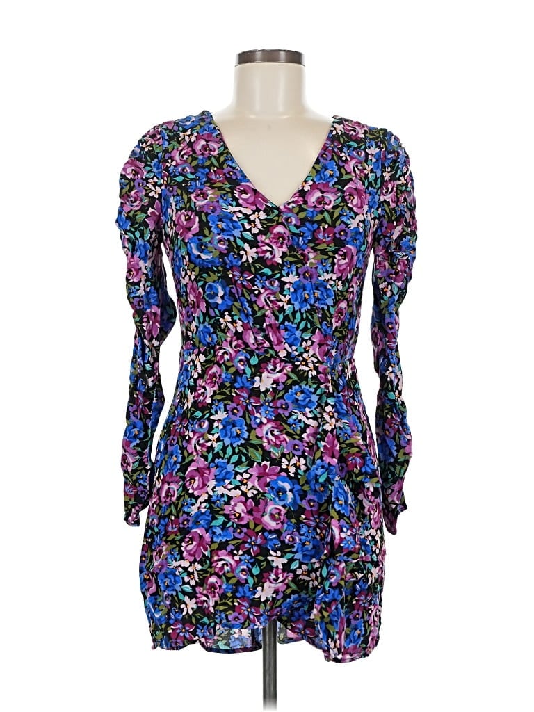 Pre-owned Bershka Cocktail Dress In Blue