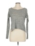 Qi Gray Silk Pullover Sweater Size M - photo 1