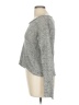 Qi Gray Silk Pullover Sweater Size M - photo 5