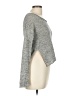 Qi Gray Silk Pullover Sweater Size M - photo 4