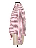 Rails 100% Rayon Stripes Pink Red Long Sleeve Blouse Size S - photo 5