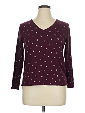 Ann Taylor LOFT Outlet 3/4 Sleeve T-Shirt (view 1)