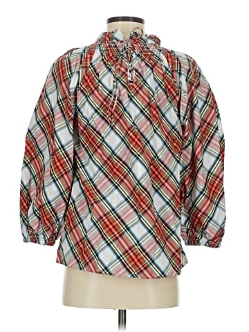 J.Crew 3/4 Sleeve Blouse (view 2)