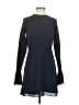 Likely 100% Polyester Solid Black Casual Dress Size 4 - photo 1