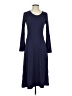 Unbranded 100% Polyester Solid Blue Casual Dress Size S - photo 1