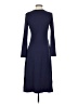 Unbranded 100% Polyester Solid Blue Casual Dress Size S - photo 2