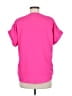 Jess Lea 100% Polyester Pink Short Sleeve Blouse Size M - photo 2