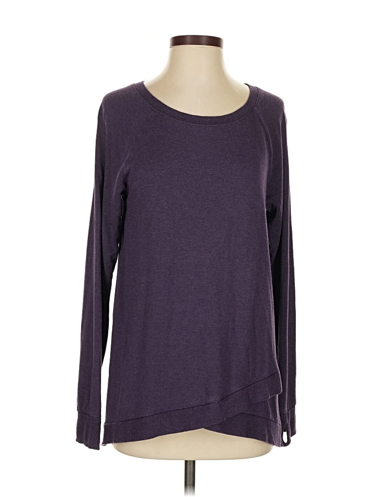 Pre-owned Threads 4 Thought Pullover Sweater In Purple