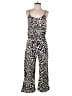 Nine Britton Animal Print Black Jumpsuit Size S - photo 1