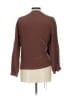 Assorted Brands 100% Silk Brown Long Sleeve Silk Top Size 10 - photo 2