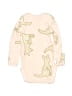 Carter's 100% Cotton Print Ivory Long Sleeve Onesie Size Preemie - photo 2