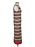 Unbranded Stripes Brown Casual Dress Size S - photo 4