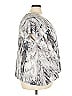 St. Tropez West 100% Rayon Silver Short Sleeve Blouse Size 3X - photo 4