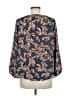 Beacon 100% Polyester Blue 3/4 Sleeve Blouse Size M - photo 2