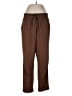 Gap Fit Solid Brown Casual Pants Size L - photo 1