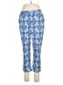 Milly Print Blue Casual Pants Size 10 - photo 1