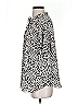 Cato 100% Polyester Animal Print Silver Short Sleeve Blouse Size S - photo 5