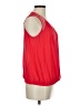 Bellatrix 100% Polyester Red Sleeveless Blouse Size M - photo 4