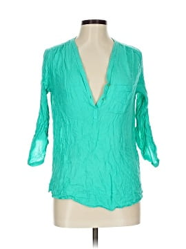 Kaari Blue 3/4 Sleeve Blouse
