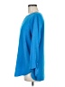 Lands' End 100% Polyester Blue 3/4 Sleeve Blouse Size 8 - photo 5