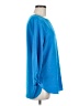 Lands' End 100% Polyester Blue 3/4 Sleeve Blouse Size 8 - photo 4