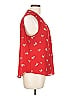 Vince Camuto 100% Polyester Red Sleeveless Blouse Size L - photo 4