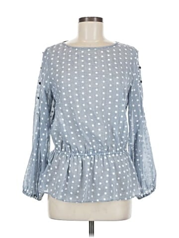 Waverly Grey 3/4 Sleeve Blouse (view 1)
