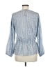 Waverly Grey Blue 3/4 Sleeve Blouse Size M - photo 2