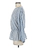 Waverly Grey Blue 3/4 Sleeve Blouse Size M - photo 5
