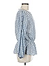 Waverly Grey Blue 3/4 Sleeve Blouse Size M - photo 4