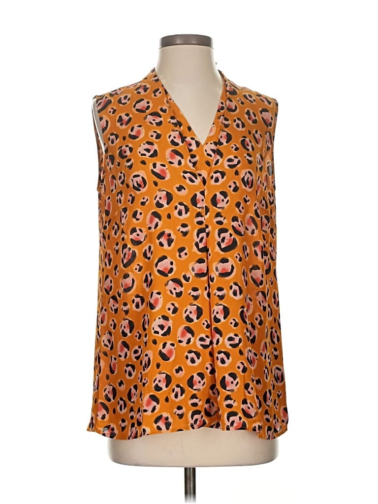 Cabi Sleeveless Blouse In Orange