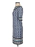 Max Studio Print Blue Casual Dress Size XS - photo 5